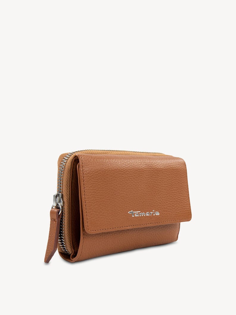 porte-monnaie en cuir - marron 50007-700 acheter tamaris sacs à main et étuis en ligne