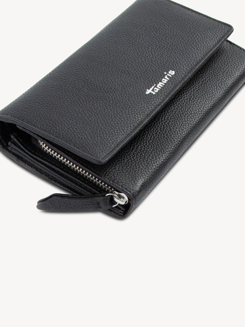 porte-monnaie en cuir - noir 50008-100 acheter tamaris sacs à main et étuis en ligne