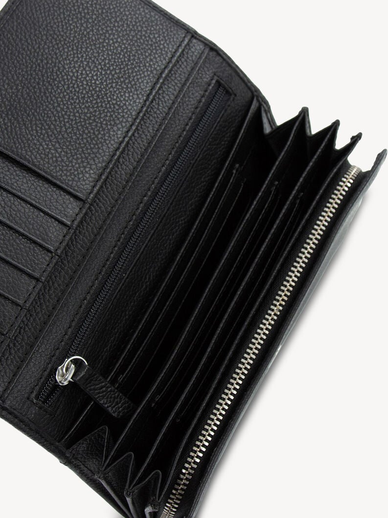 porte-monnaie en cuir - noir 50008-100 acheter tamaris sacs à main et étuis en ligne