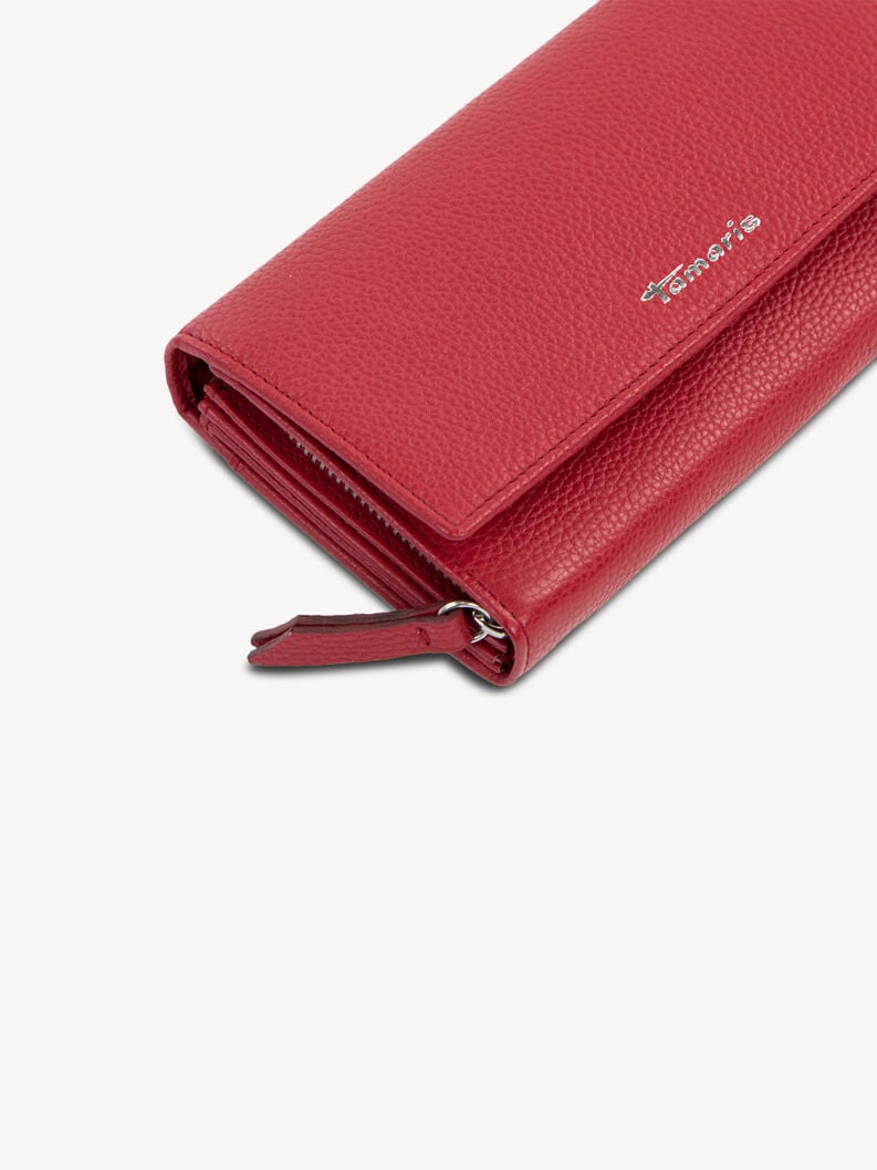 porte-monnaie en cuir - rouge 50008-600 acheter tamaris sacs à main et étuis en ligne
