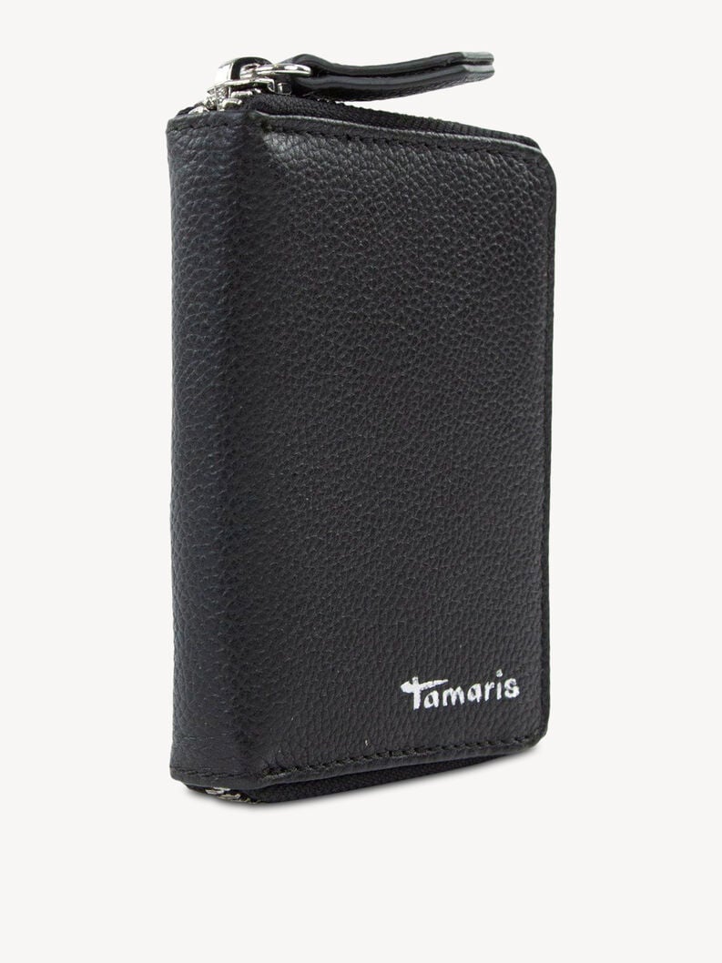 porte-monnaie en cuir - noir 50009-100 acheter tamaris sacs à main et étuis en ligne