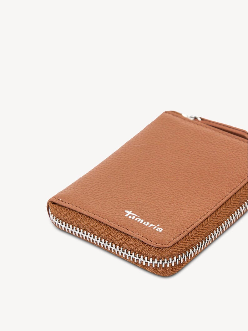 porte-monnaie en cuir - marron 50009-700 acheter tamaris sacs à main et étuis en ligne