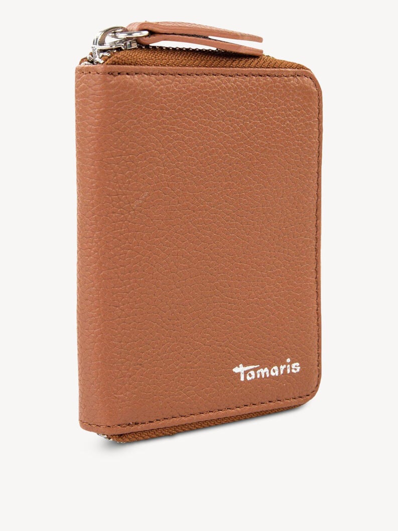porte-monnaie en cuir - marron 50009-700 acheter tamaris sacs à main et étuis en ligne