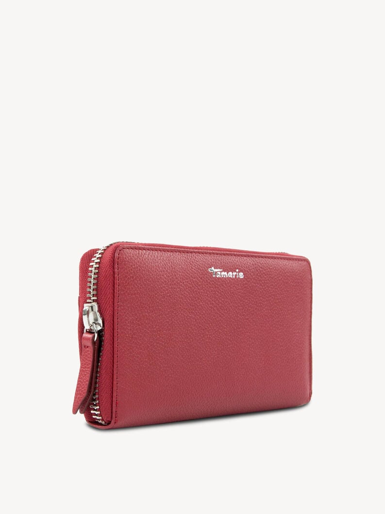 porte-monnaie en cuir - rouge 50011-600 acheter tamaris sacs à main et étuis en ligne