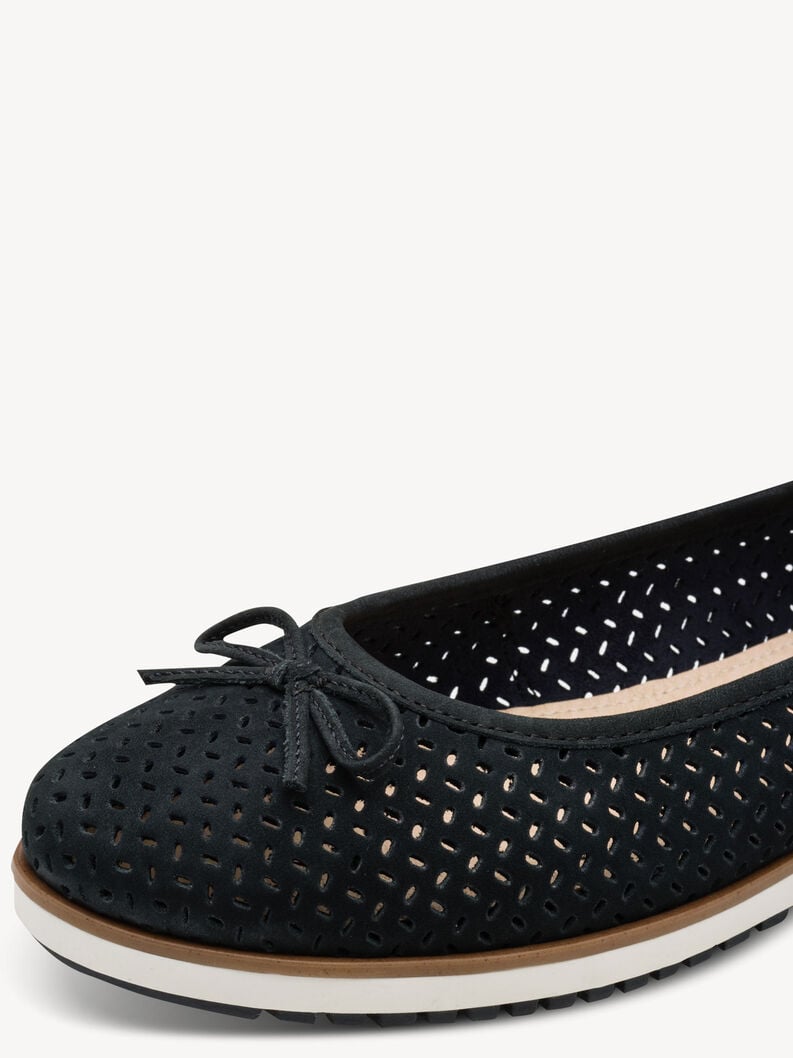 cuir ballerine bleu 1-22121-42-805 acheter tamaris ballerines en ligne