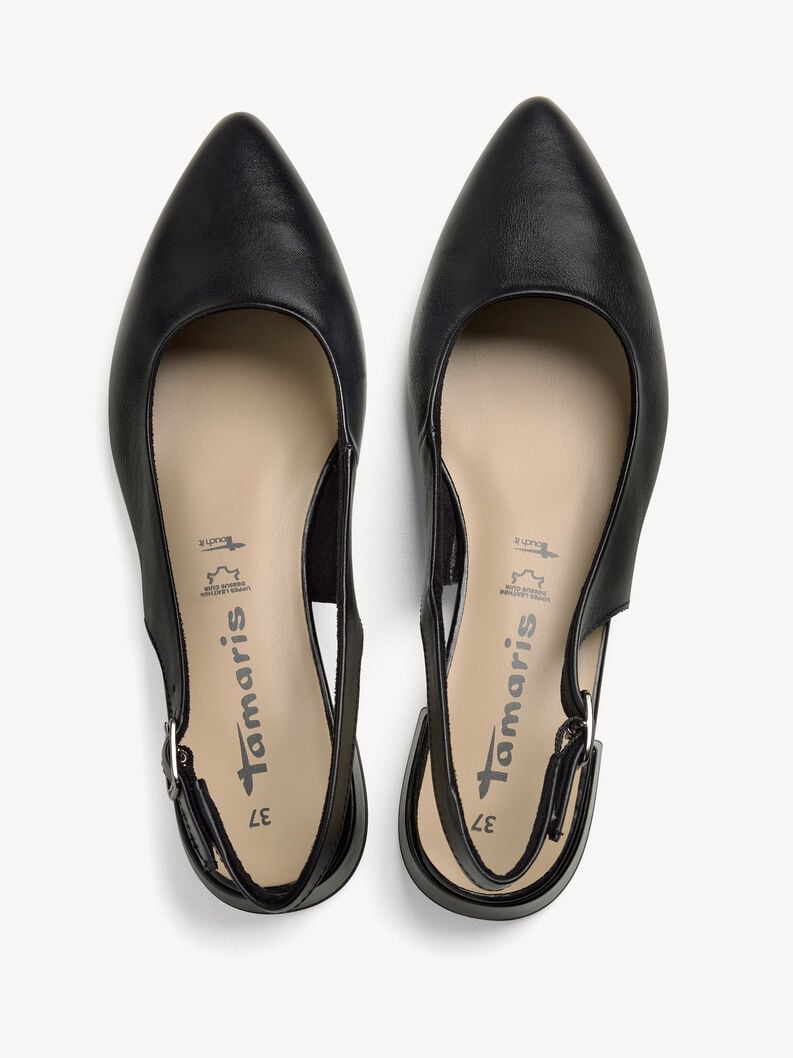 cuir harnais pompes - noir 1-29401-44-003 acheter tamaris fronde des pompes en ligne