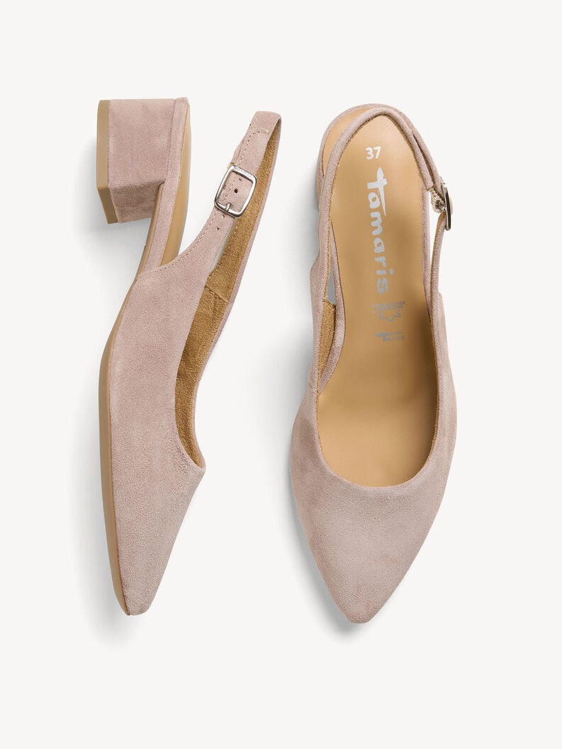 cuir harnais de pompes beige 1-29500-42-341 acheter tamaris fronde des pompes en ligne