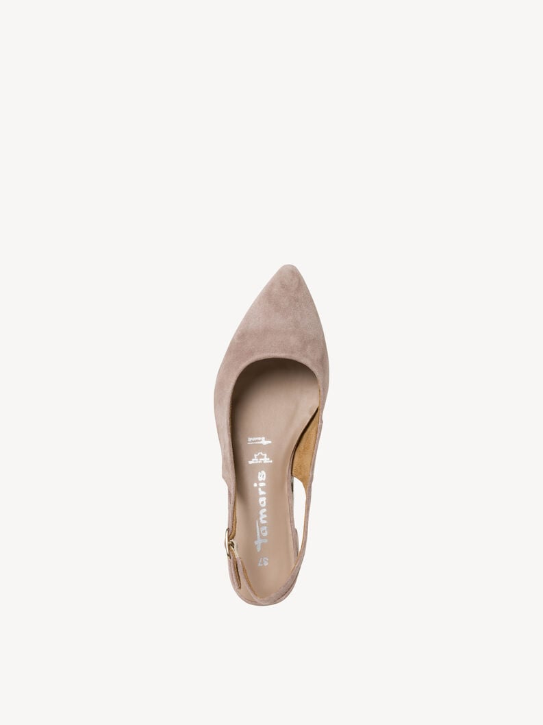 cuir harnais de pompes beige 1-29500-42-341 acheter tamaris fronde des pompes en ligne