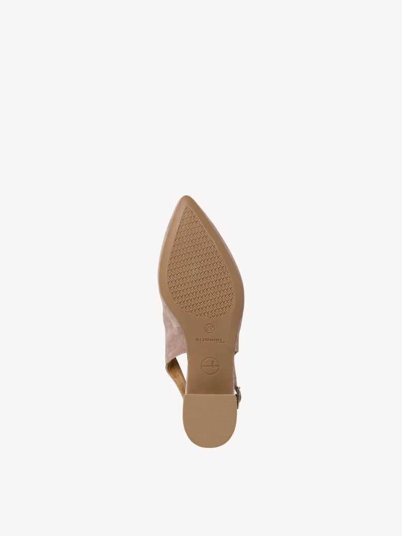 cuir harnais de pompes beige 1-29500-42-341 acheter tamaris fronde des pompes en ligne