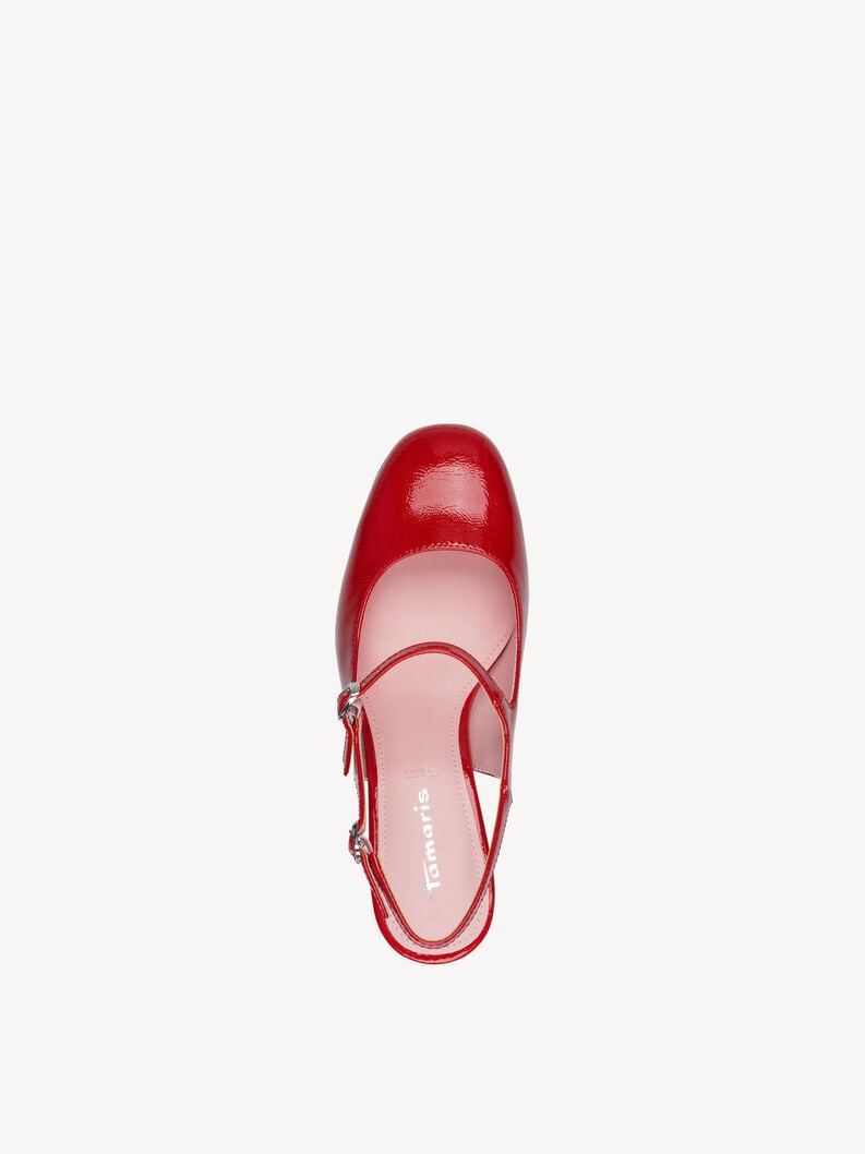 harnais pompes - rouge 1-29601-46-524 acheter tamaris fronde des pompes en ligne