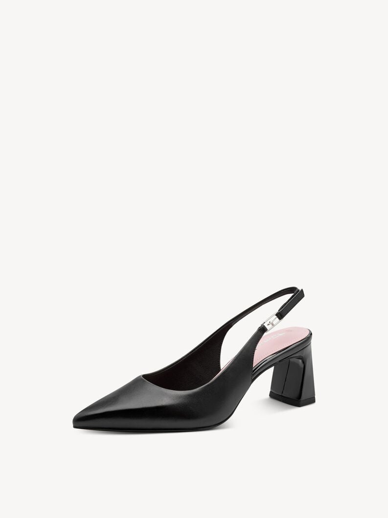 cuir harnais pompes - noir 1-29624-46-003 acheter tamaris fronde des pompes en ligne