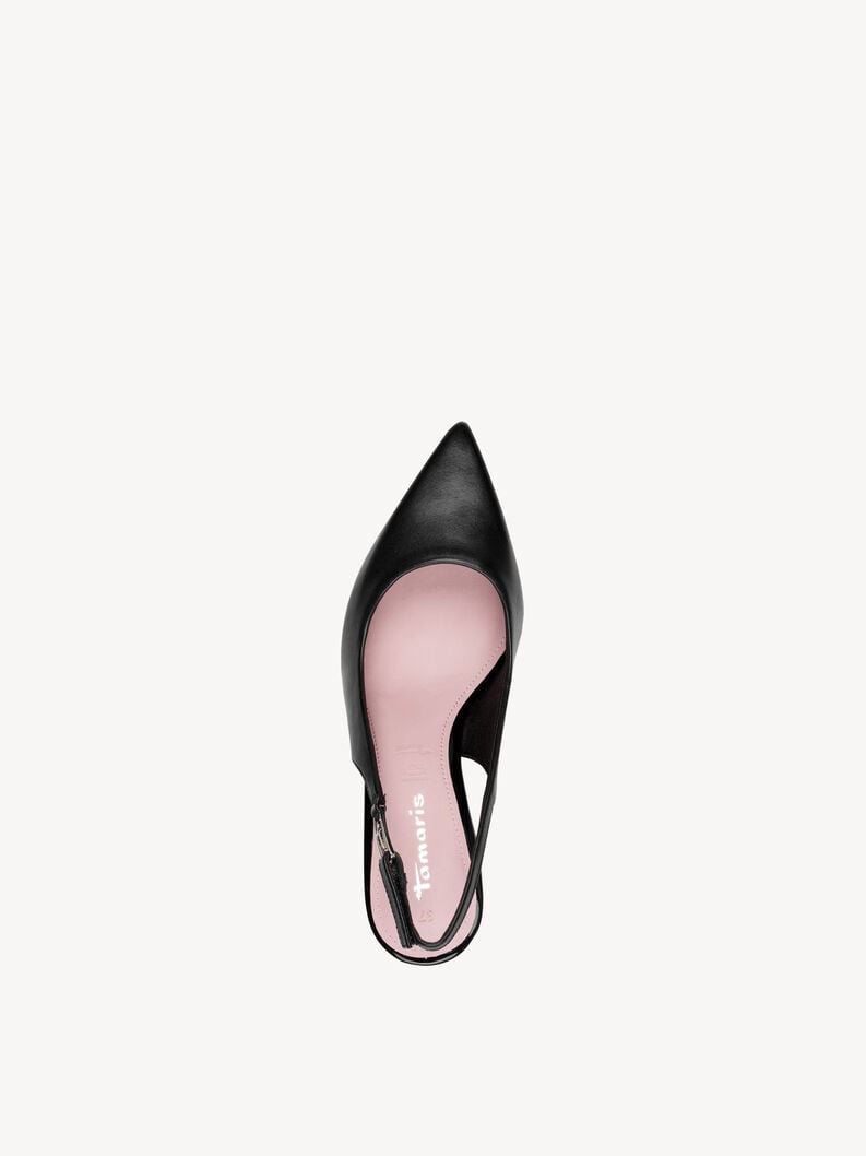 cuir harnais pompes - noir 1-29624-46-003 acheter tamaris fronde des pompes en ligne