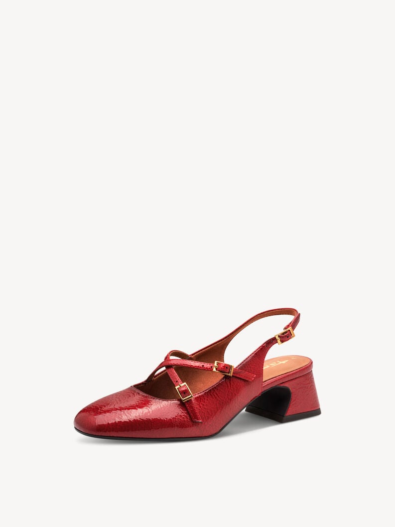 harnais pompes - rouge 1-29661-45-500 acheter tamaris fronde des pompes en ligne