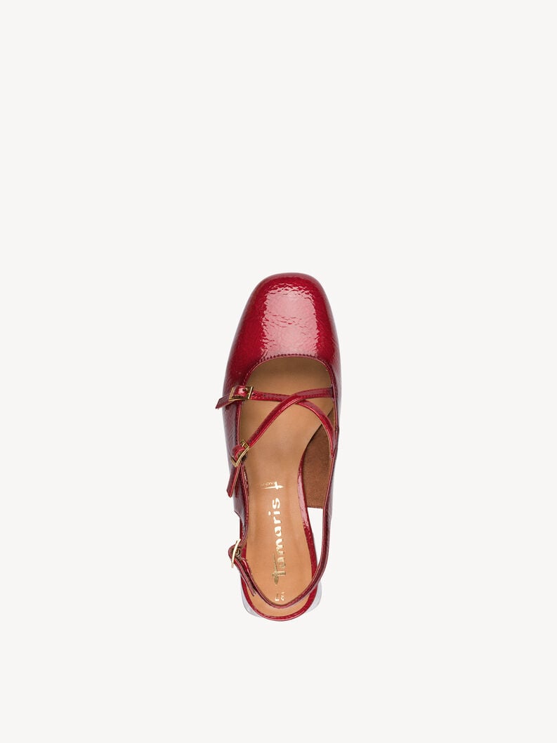 harnais pompes - rouge 1-29661-45-500 acheter tamaris fronde des pompes en ligne