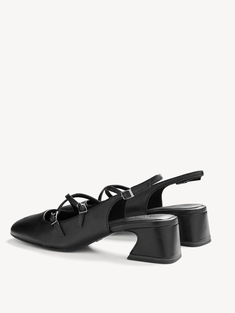 cuir harnais pompes - noir 1-29662-45-003 acheter tamaris fronde des pompes en ligne