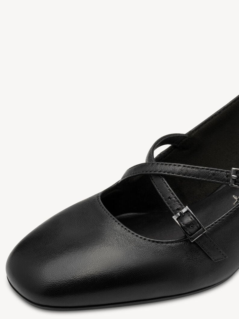 cuir harnais pompes - noir 1-29662-45-003 acheter tamaris fronde des pompes en ligne