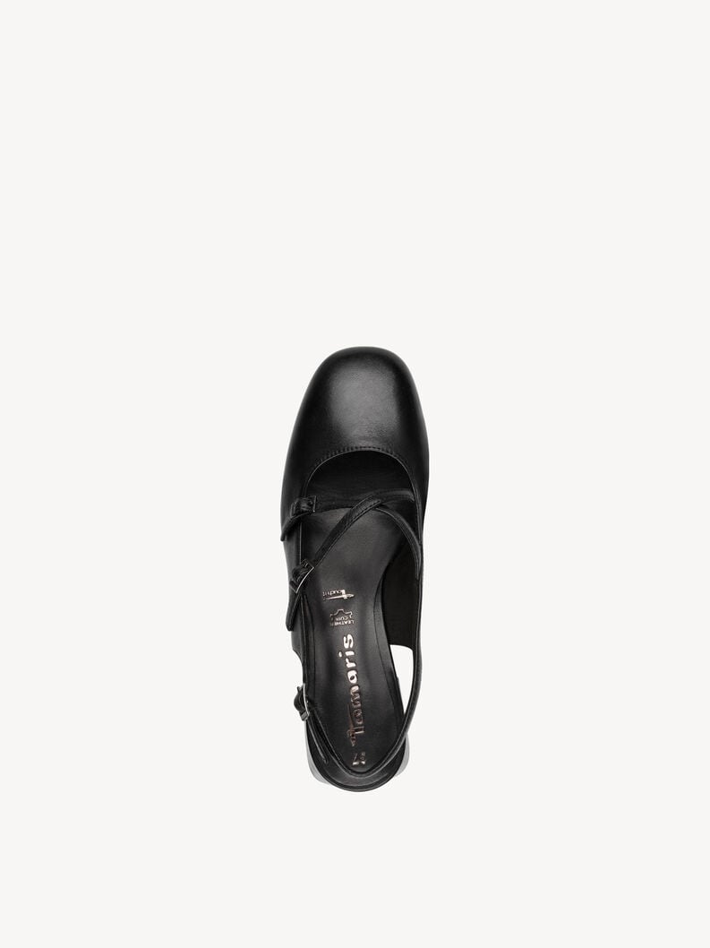 cuir harnais pompes - noir 1-29662-45-003 acheter tamaris fronde des pompes en ligne
