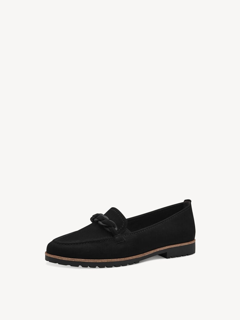 cuir-pantoufles - noir 1-24200-42-001 acheter tamaris faible chaussures chaussons en ligne