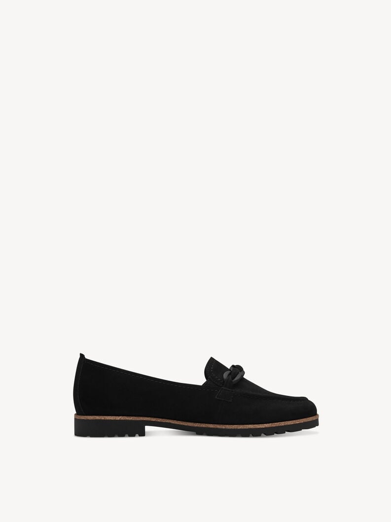 cuir-pantoufles - noir 1-24200-42-001 acheter tamaris faible chaussures chaussons en ligne