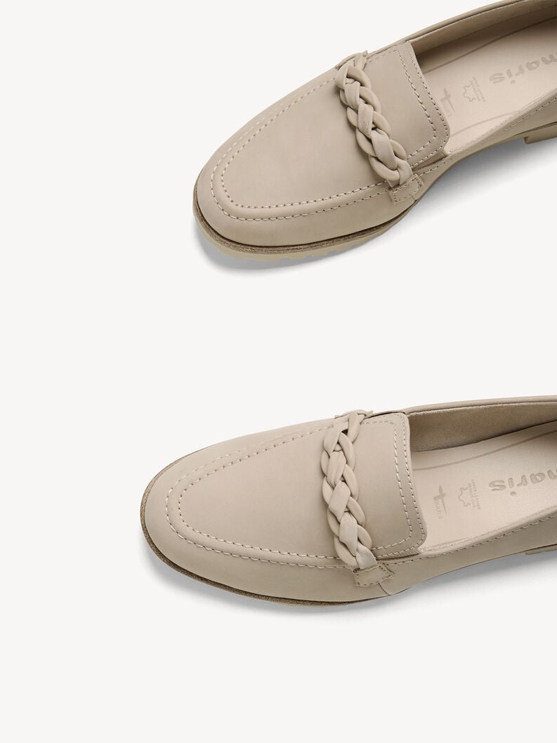 cuir pantoufle - beige 1-24200-42-341 acheter tamaris faible chaussures chaussons en ligne