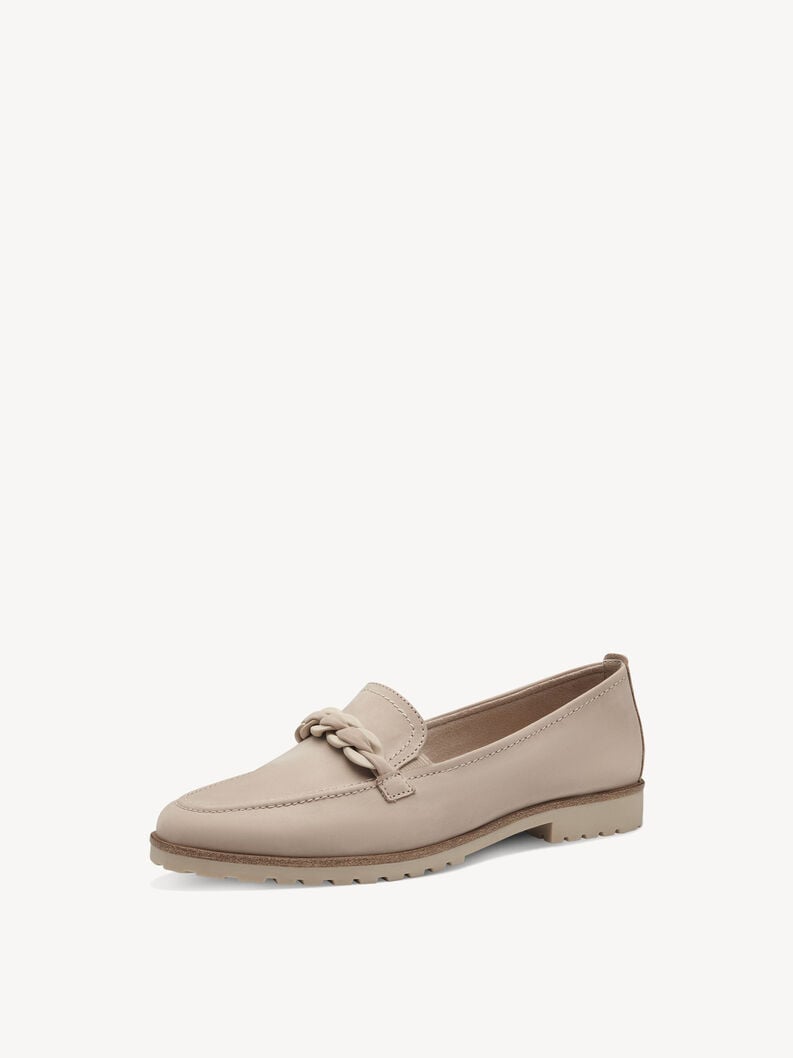 cuir pantoufle - beige 1-24200-42-341 acheter tamaris faible chaussures chaussons en ligne