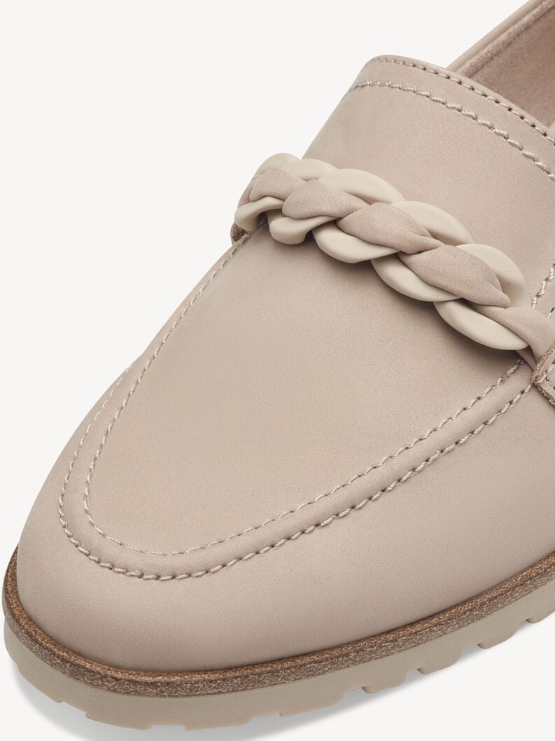 cuir pantoufle - beige 1-24200-42-341 acheter tamaris faible chaussures chaussons en ligne