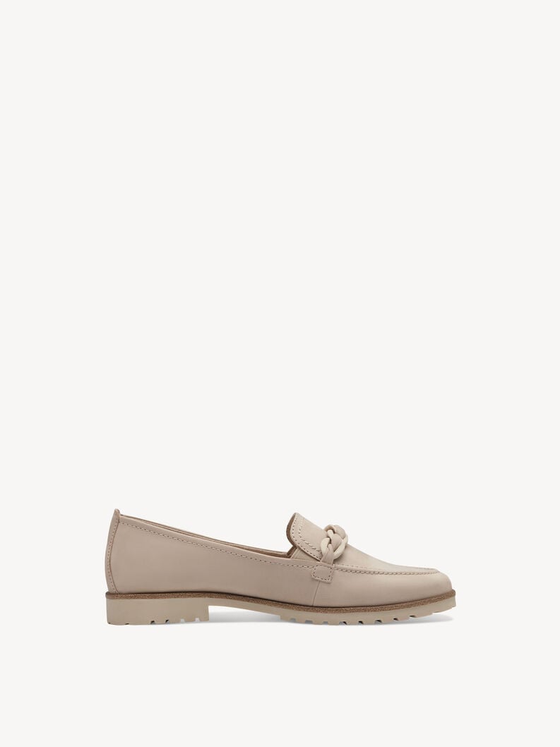 cuir pantoufle - beige 1-24200-42-341 acheter tamaris faible chaussures chaussons en ligne