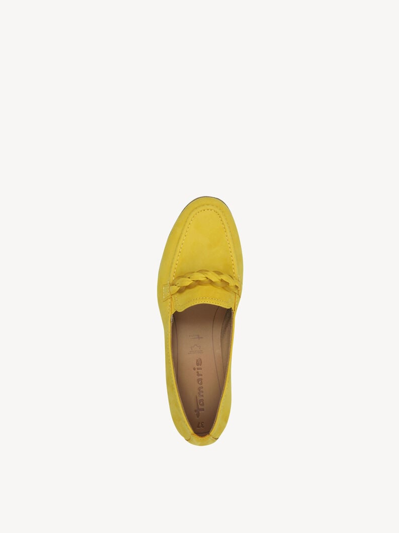 cuir-pantoufles - jaune 1-24200-42-600 acheter tamaris faible chaussures chaussons en ligne