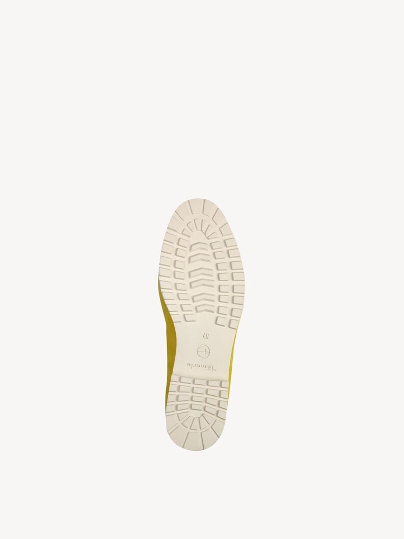 cuir-pantoufles - jaune 1-24200-42-600 acheter tamaris faible chaussures chaussons en ligne