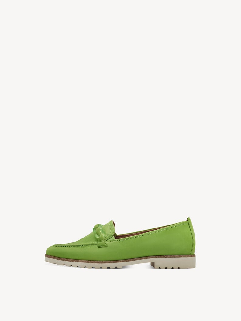 cuir pantoufle verte 1-24200-42-718 acheter tamaris faible chaussures chaussons en ligne