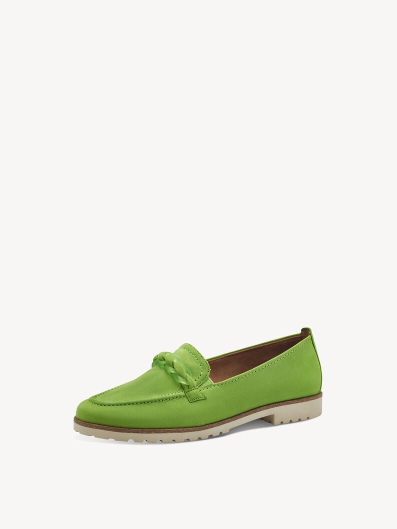 cuir pantoufle verte 1-24200-42-718 acheter tamaris faible chaussures chaussons en ligne
