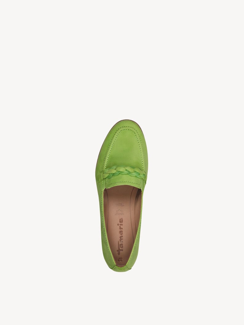 cuir pantoufle verte 1-24200-42-718 acheter tamaris faible chaussures chaussons en ligne