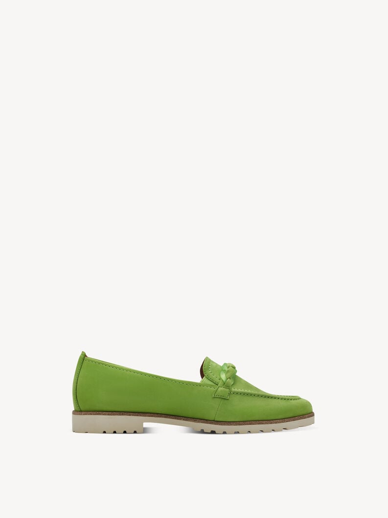 cuir pantoufle verte 1-24200-42-718 acheter tamaris faible chaussures chaussons en ligne