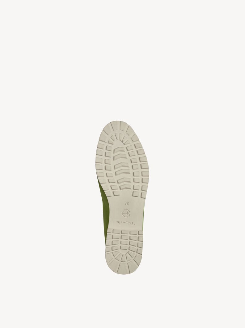 cuir pantoufle verte 1-24200-42-718 acheter tamaris faible chaussures chaussons en ligne