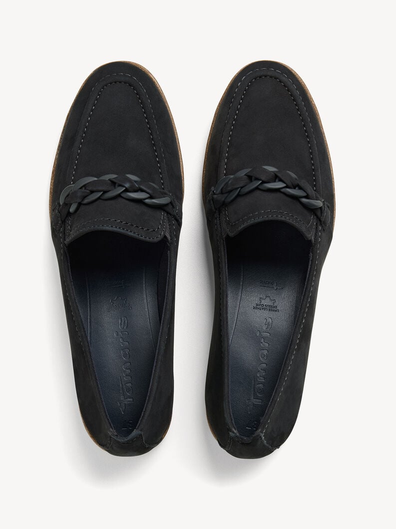 cuir pantoufle bleu 1-24200-42-805 acheter tamaris faible chaussures chaussons en ligne