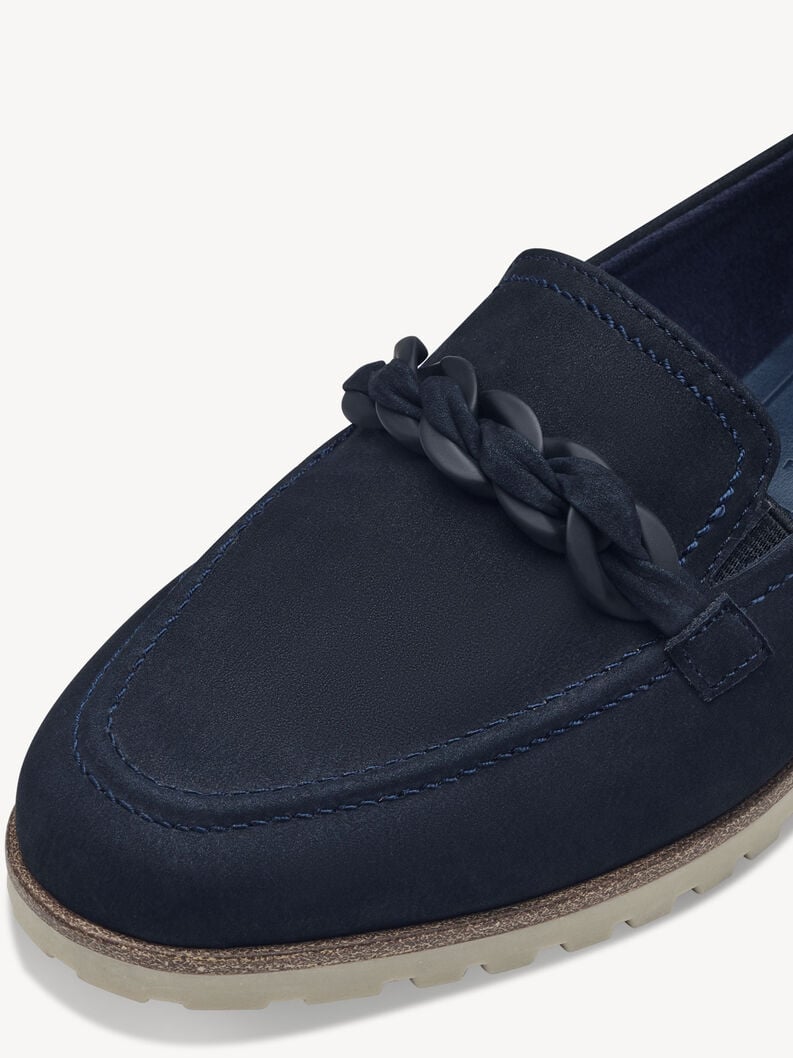 cuir pantoufle bleu 1-24200-42-805 acheter tamaris faible chaussures chaussons en ligne