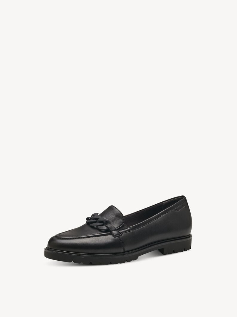 cuir-pantoufles - noir 1-24201-41-003 acheter tamaris faible chaussures chaussons en ligne