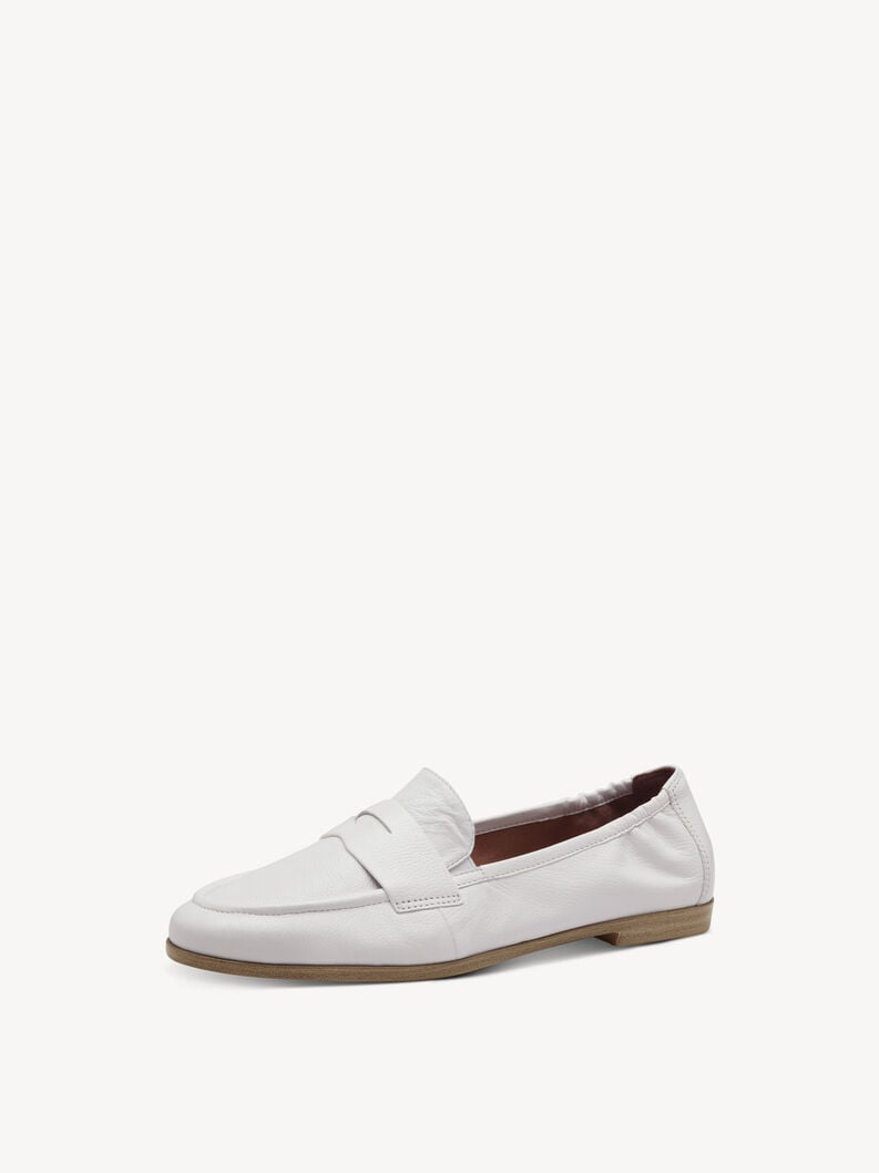 cuir-pantoufles - blanc 1-24210-42-100 acheter tamaris faible chaussures chaussons en ligne