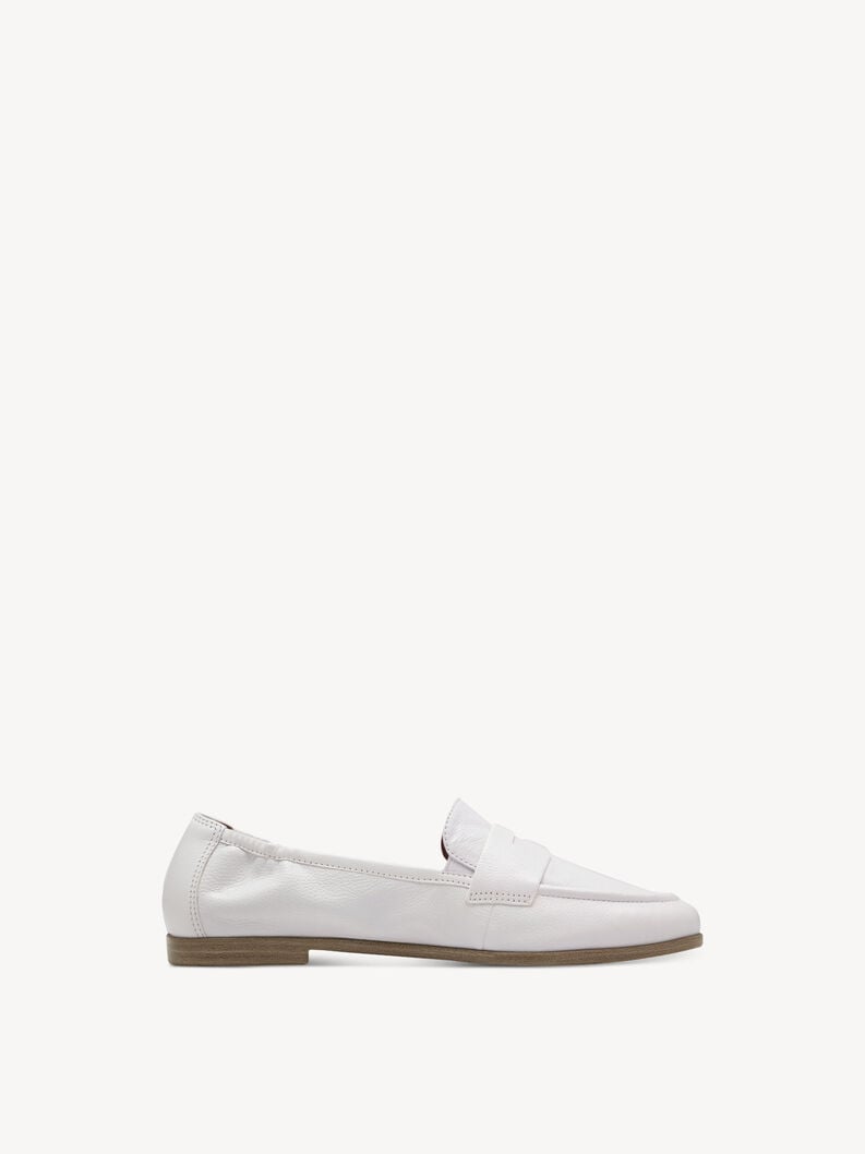 cuir-pantoufles - blanc 1-24210-42-100 acheter tamaris faible chaussures chaussons en ligne