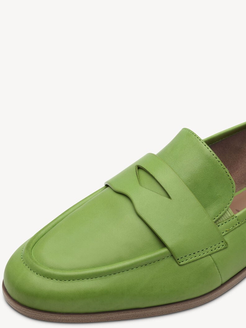 cuir pantoufle verte 1-24210-42-718 acheter tamaris faible chaussures chaussons en ligne