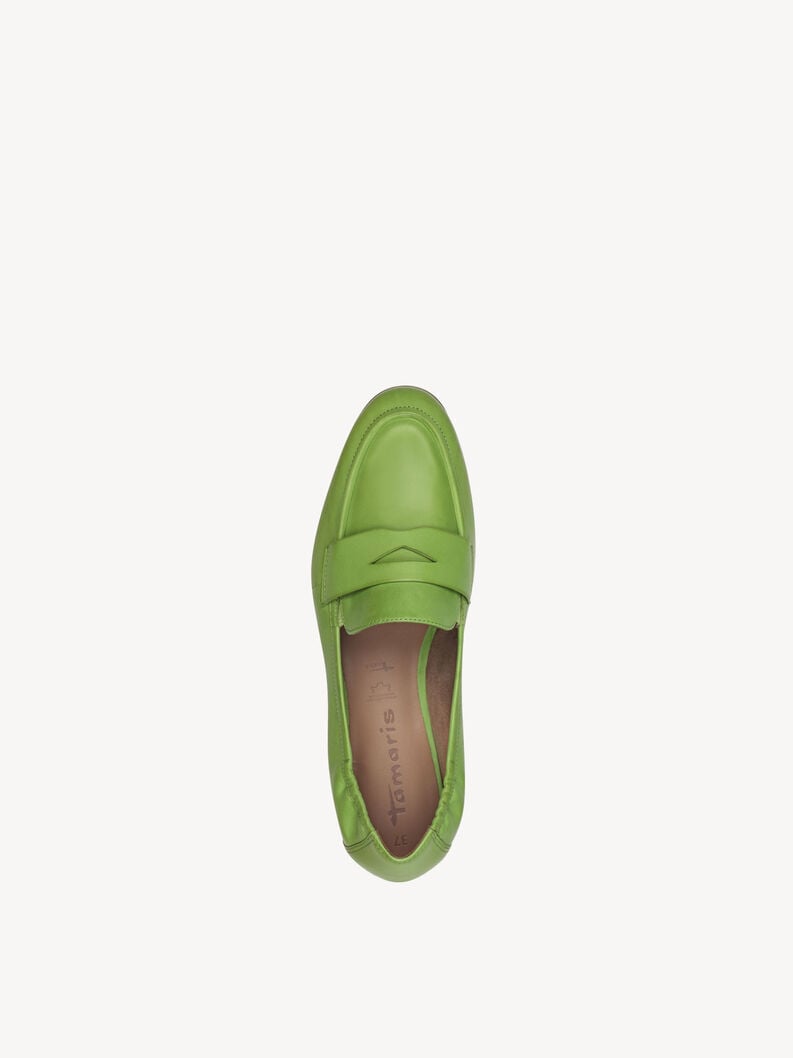 cuir pantoufle verte 1-24210-42-718 acheter tamaris faible chaussures chaussons en ligne