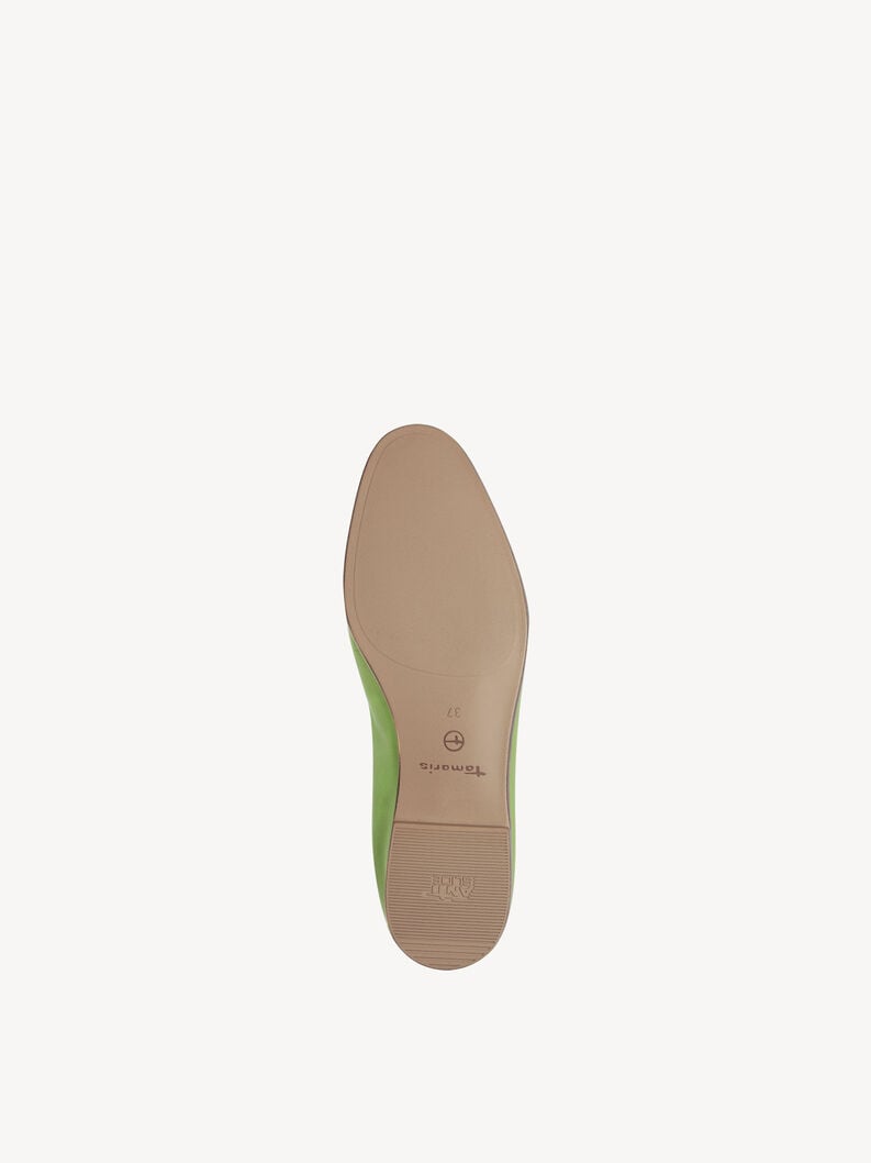 cuir pantoufle verte 1-24210-42-718 acheter tamaris faible chaussures chaussons en ligne