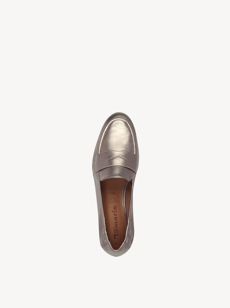 cuir pantoufle dor 1-24210-42-933 acheter tamaris faible chaussures chaussons en ligne