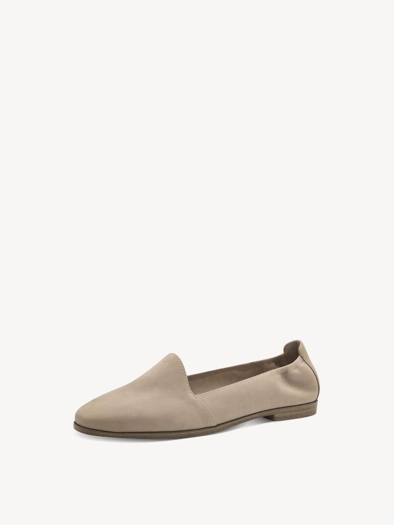 cuir pantoufle - beige 1-24212-42-341 acheter tamaris faible chaussures chaussons en ligne