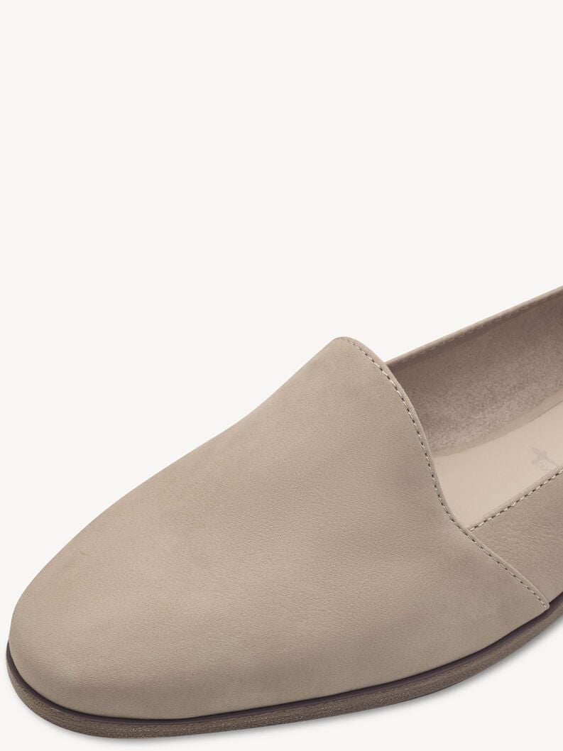 cuir pantoufle - beige 1-24212-42-341 acheter tamaris faible chaussures chaussons en ligne