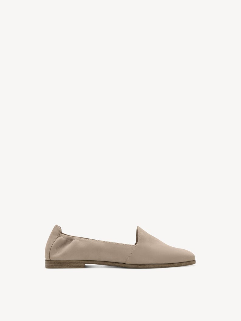 cuir pantoufle - beige 1-24212-42-341 acheter tamaris faible chaussures chaussons en ligne