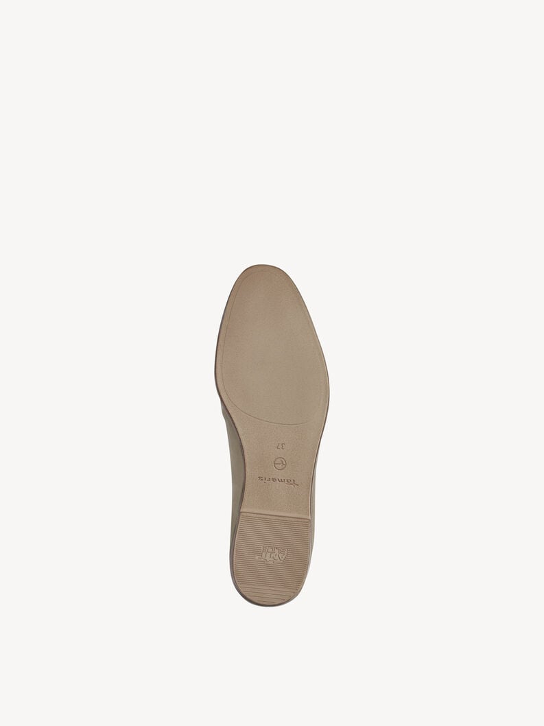 cuir pantoufle - beige 1-24212-42-341 acheter tamaris faible chaussures chaussons en ligne