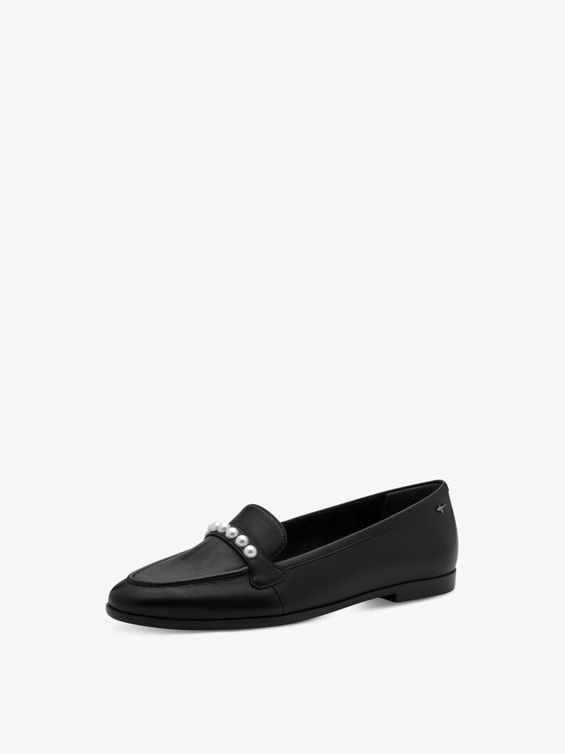 cuir-pantoufles - noir 1-24220-44-003 acheter tamaris faible chaussures chaussons en ligne