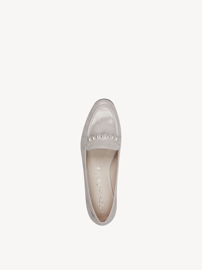 cuir pantoufle dargent 1-24220-44-941 acheter tamaris faible chaussures chaussons en ligne