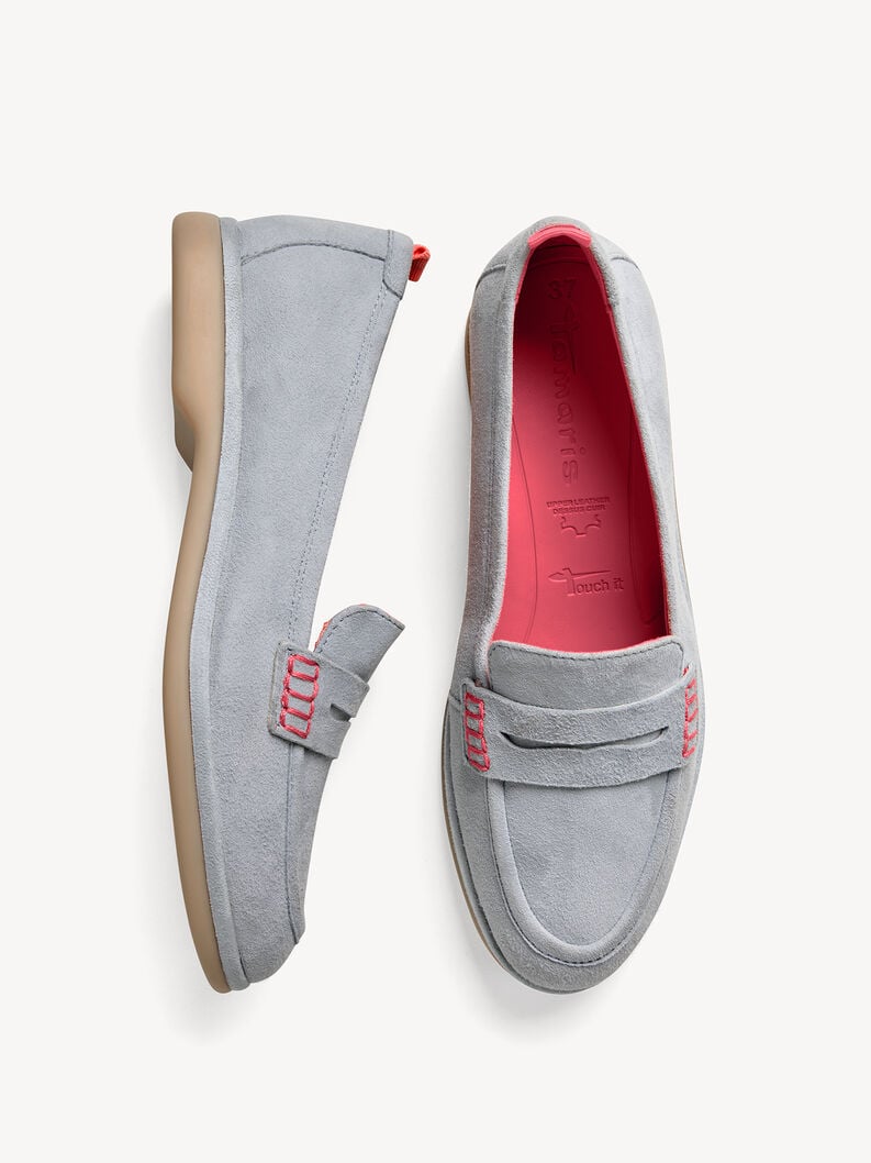 cuir pantoufle bleu 1-24224-44-880 acheter tamaris faible chaussures chaussons en ligne